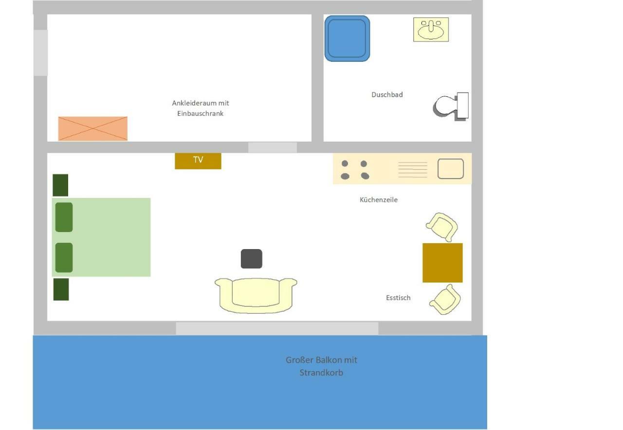 Appartements Fischerhus Glowe Exterior foto